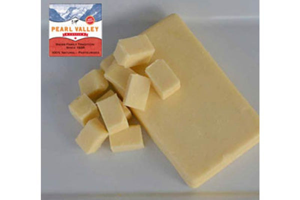 extra sharp white cheddar cheese cubed