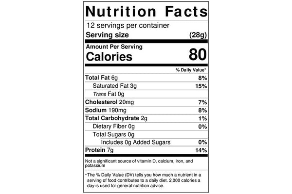 mozzarella-nutrition