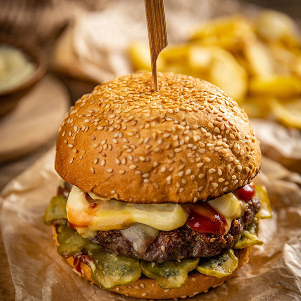 burger with cheese