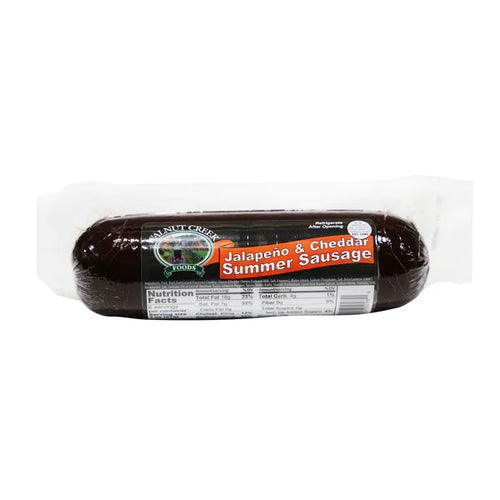 Jalapeno and Cheese Summer Sausage 12 oz
