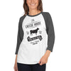 unisex-34-sleeve-raglan-shirt-white-heather-charcoal-front-628541535b600