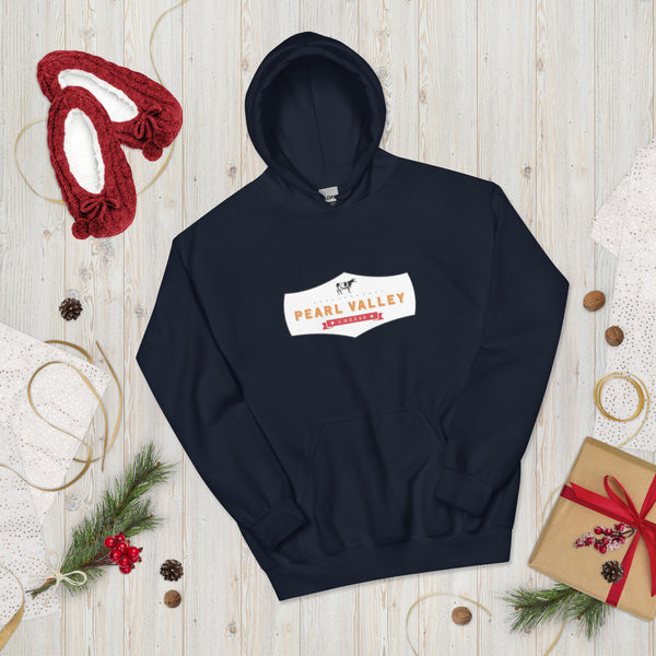Pearl Valley Unisex Hoodie in Navy